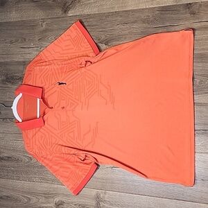 GALVIN‎ GREEN Men's XL Orange Golf Polo Shirt